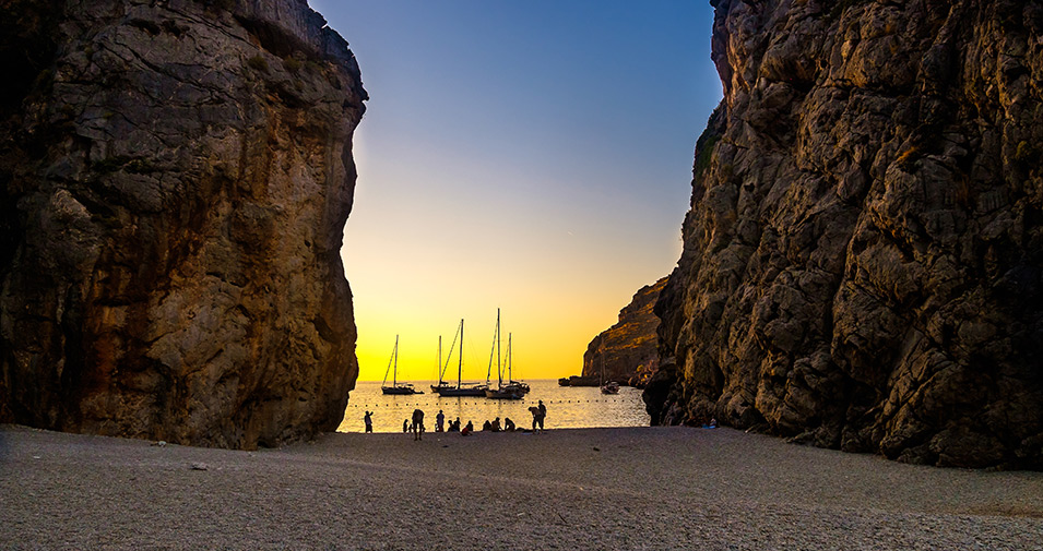 A beach destination in Majorca