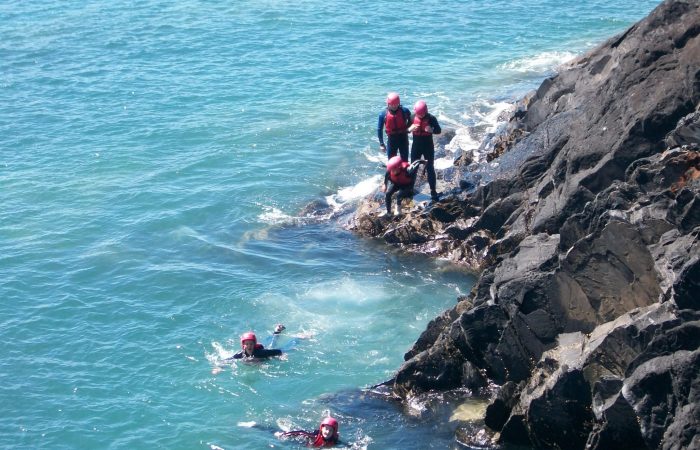 Coasteering in Wales